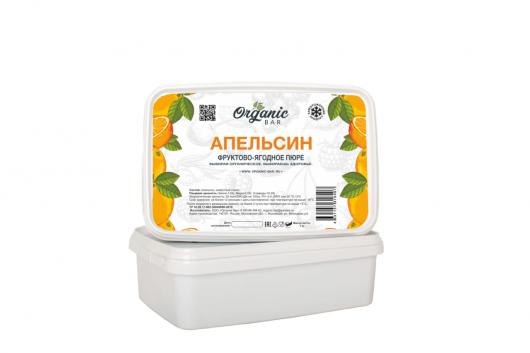 Пюре Organic-bar апельсин 0,2 кг замороженное