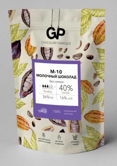 GP Молочный шоколад без сахара М-10 40% 0,5 кг